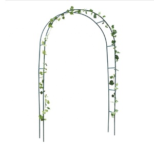 Logam Perakitan Sendiri Arbor Pernikahan, Lengkungan Bunga Taman <span class=keywords><strong>Pergola</strong></span> untuk Mendaki Tanaman Mawar - Product Image 4