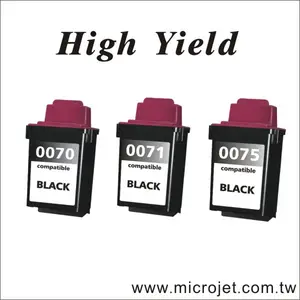 Brand New Compatible Inkjet Cartridge For Lexmark 70(12A1970) 71(15M2971) 75(12A1975)