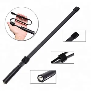 Dual Band Mobile Walkie Talkie Antenna VHF UHF 144-430Mhz Foldable Flexible Extend CS Tactical Antenna For Baofeng UV-5R