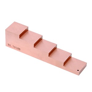 كتل YUSHI متري خطوة UT NDT كتل معايرة بالموجات فوق الصوتية القياسية - Product Image 3