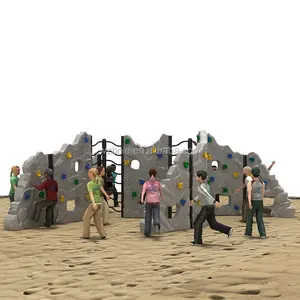 Made In China Wenzhou Rock Climbing Wall Amusement Park Playground Children Climbing Wall Backyard Climbing Structure