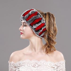 All'ingrosso 10 pezzi <span class=keywords><strong>elegante</strong></span> fascia di coniglio corta invernale calda Mini <span class=keywords><strong>sciarpa</strong></span> con elastico colletto intrecciato capelli di coniglio per le donne - Product Image 3