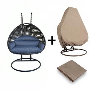 En osier Rotin Suspendus <span class=keywords><strong>Nid</strong></span> <span class=keywords><strong>D</strong></span>'<span class=keywords><strong>oiseau</strong></span> Deux Siège Double <span class=keywords><strong>Adulte</strong></span> Jhula Swing Chaise - Product Image 3