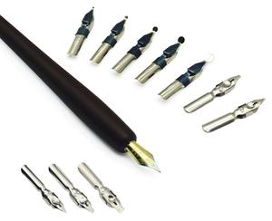 2019 nuovo! Set di penne per calligrafia Set di penne per immersione in legno - Product Image 6