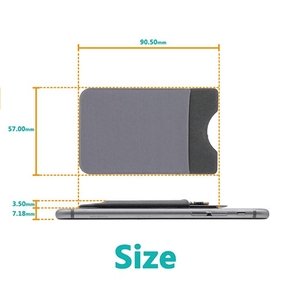 Ví Điện Thoại Dính Vải Đàn Hồi Thẻ Điện Thoại Di Động Cho Tất Cả Điện Thoại Thông Minh & Vỏ - Product Image 6