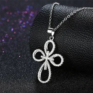 SVN109 New Fashion Item 925 Sterling silver Clover Necklace For Fine jewelry