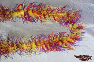 3 capas de colores de <span class=keywords><strong>la</strong></span> mezcla Boas de plumas de avestruz - Product Image 2