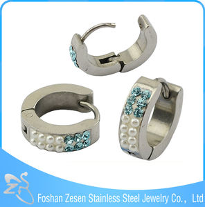 인버네스 피어싱 귀걸이, 크리스탈 애비뉴 귀걸이, 진주 보석 - Product Image 5