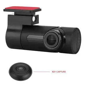 迷你 WiFi 车载 DVR Dash Cam 140 广角夜视车载 DVRS 无线智能汽车摄像机 360 度可旋转录音机