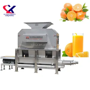 Machine industrielle d'épluchage d'agrumes/citron et machine d'extracteur de presse-agrumes largement utilisée pour la machine de fabrication de pulpe d'orange de fruits tropicaux