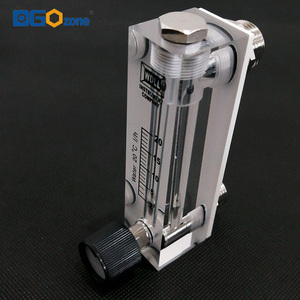 Débitmètre d'eau à panneau réglable 10-100LPH avec régulateur de vanne débit d'eau KHL-0810M-V de mesure précise DGOzone - Product Image 3
