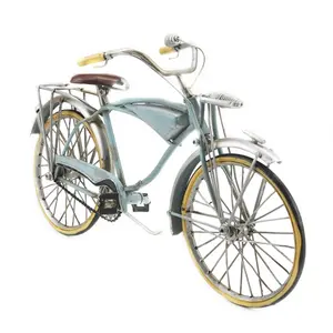 Decoração vintage para bicicleta, artesanato de metal, decoração de bicicleta, arte artesanal, retrô, de ferro, artigo de balança 1:8 para decoração de mesa, 1959