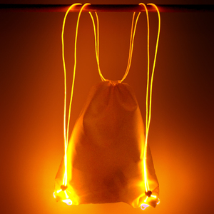 Vente <span class=keywords><strong>en</strong></span> gros <span class=keywords><strong>en</strong></span> usine OEM sac à cordon LED promotionnel personnalisé sac à dos léger la <span class=keywords><strong>nuit</strong></span> - Product Image 6