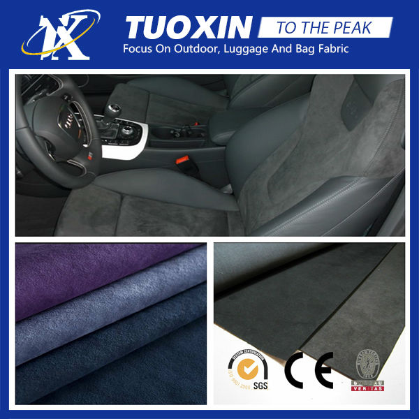 Tessuto Scamosciato EU Fabric Con Retro In Schiuma – Spessore 6/12/18mm, Larghezza 150cm, Color Grigio – Ideale Per Interni Auto E Rivestimenti - 3