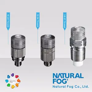 Greenhouse Misting Nozzles Taiwan Natural Fog Anti Drip Low Pressure Greenhouse Fogging Irrigation Misting Nozzle