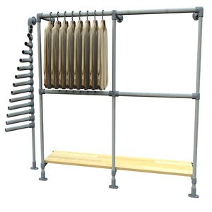 Collier de serrage en fonte galvanisée utilisé dans les supports <span class=keywords><strong>à</strong></span> vêtements, les étagères, etc. - Product Image 5
