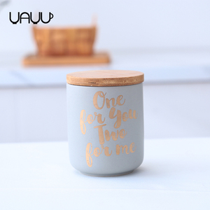 Maison de mariage décor cylindrique en céramique <span class=keywords><strong>fine</strong></span> rose bougie pot/bougies en vrac pour motif personnalisé/logo - Product Image 4