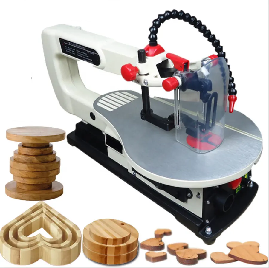 Stabiel en duurzaam automatische 16 "scroll saw houtbewerking machine