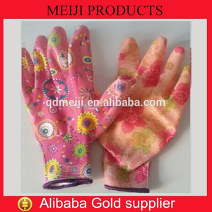 Newer 2015 Hot sale products <span class=keywords><strong>manual</strong></span> nylon nitrile coated gloves Safety Wholesale glove - Product Image 1