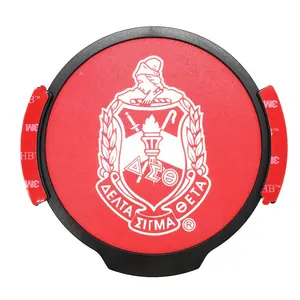 ملصق سيارة ليد مستدير 4 بوصة مع مستشعر إضاءة لاسلكي وتعمل ببطارية 3 AAA - Product Image 1