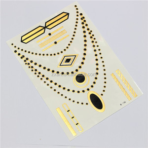 Metal metálico tatuaje temporal - Product Image 3
