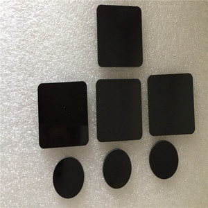 <span class=keywords><strong>Filtre</strong></span> optique longue passe IR 720 nm personnalisé en usine, économique, HB720 RG715, verre trempé avec revêtement antireflet noir pour objectif d'appareil photo - Product Image 2
