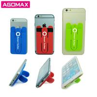 Soporte para teléfonos GSM 3M Sticky Cell Phone Card Wallet con soporte