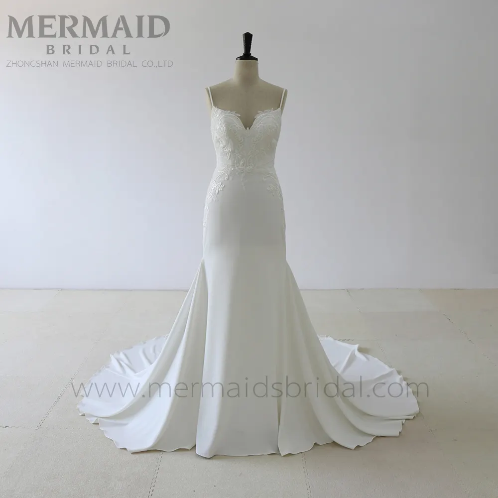 Luxury fish cut sexy mermaid wedding dress