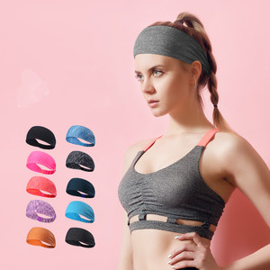 Customized Moisture Wicking Stretchy Athletic Headbands <strong>Head</strong> <strong>Wrap</strong> for Men Women Running,Cycling,Football,Yoga - Product Image 1