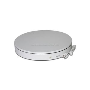 12 pulgadas de color blanco plástico eléctrica dispositivo de rotación para las plantas de jardinería - Product Image 2