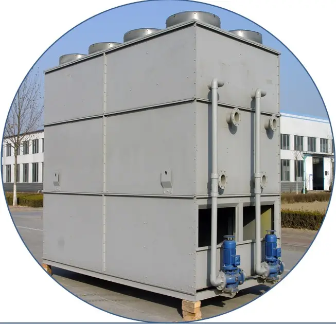 Torre de resfriamento condensador evaporativo preço competitivo, torre de resfriamento fechada de poupança de água