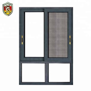 Finestre per porte scorrevoli in alluminio stile casa moderna africana dal fornitore della cina finestre scorrevoli nere - Product Image 2