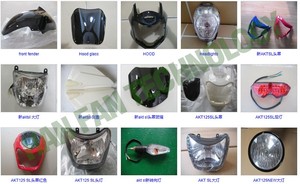 Pièces de rechange de carrosserie de moto EN plastique, ailes avant pour AKT SL125 SL125R <span class=keywords><strong>EVO</strong></span> EN moto - Product Image 2