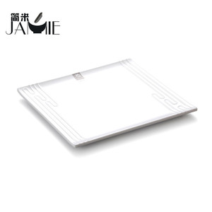 Seguridad salud 100% melamina plástico <span class=keywords><strong>paella</strong></span> placa, tallo melamina platos cuadrados cena en guangzhou - Product Image 1