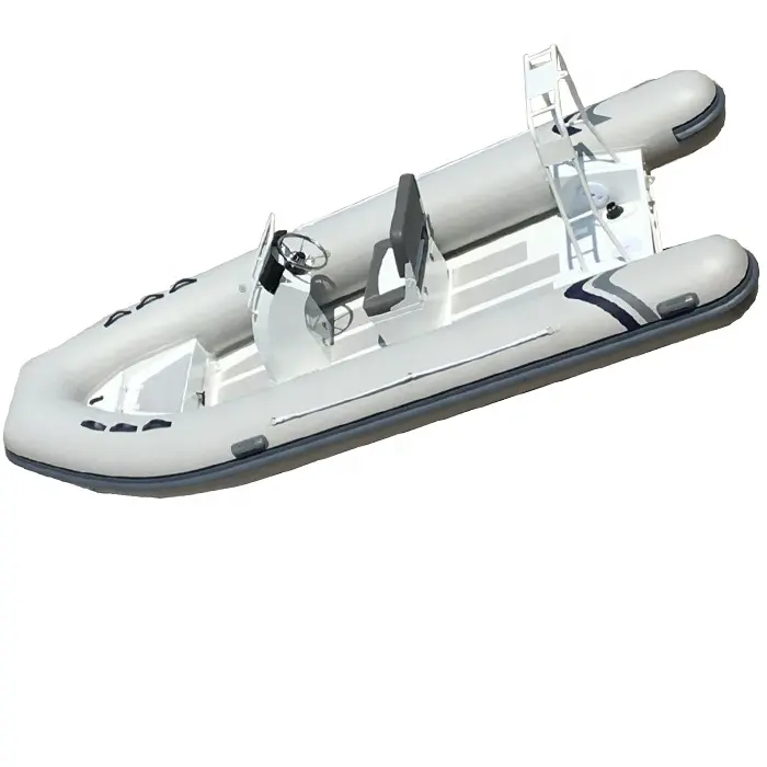 16-17 ft CE alluminio RIB520 HYPOLAN PVC 0.9MM/1.2MM barca da pesca barca a motore
