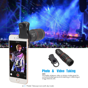 APEXEL Điện Thoại Di Động <span class=keywords><strong>Camera</strong></span> Lens 18X Optical Zoom Telescope Lens cho Điện Thoại Di Động iPhone - Product Image 3