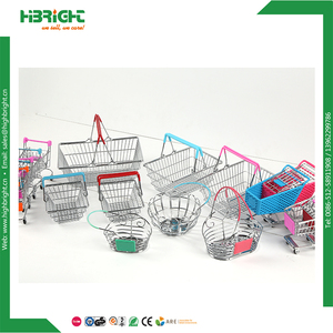 Organisateur de bureau en métal pour enfants, mini supermarché, jouet, chariot, courses, 1 pièce
