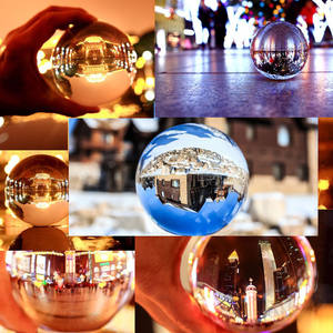 Esfera de cristal transparente para fotografía, bola de cristal transparente K9 para decoración del hogar, 80mm, venta al por mayor - Product Image 6