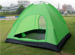 Tente de <span class=keywords><strong>camping</strong></span> imperméable pour 2 personnes, style populaire, pour loisirs en plein air, avec poteaux en fibre de verre, double couche - Product Image 4