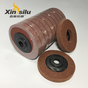 カスタマイズされた6インチ（150mm）フックアンドループメッシュサンディングスポンジ、炭化ケイ素研磨ガラス研磨サンドペーパーディスク - Product Image 2