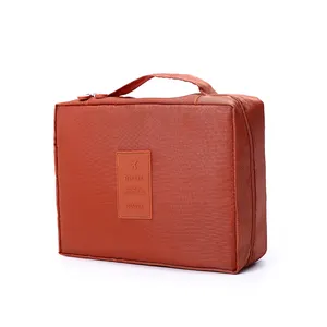 Offre Spéciale polyester organisateur pochette de maquillage de sac cosmétique de voyage pochette de rangement