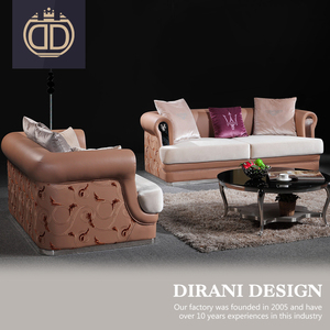 Post modernen Europäischen stil braun schnitts schlafsofa 1 + <span class=keywords><strong>2</strong></span> + 3 sitzer wohnzimmer leder abdeckung stoff sofa - Product Image 3