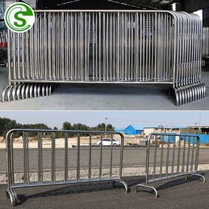 Galvanizli paslanmaz çelik boru kullanılan konser kalabalık kontrol bariyeri satılık - Product Image 6