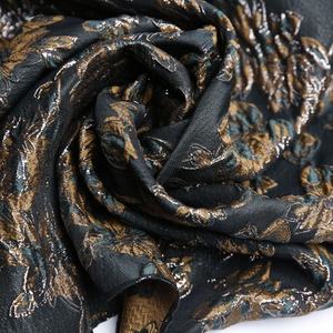 KEER fabbrica all'ingrosso all'ingrosso personalizzato delle signore di colore del fiore del broccato jacquard crêpe <span class=keywords><strong>tessuto</strong></span> per il vestito del partito - Product Image 3