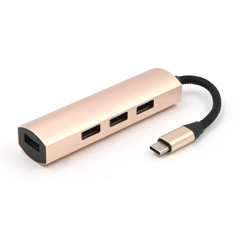 Promosyon 4 port süper şarj cihazı USB Hub 3.0 4 in 1 Hub C iphone Macbook PC Laptop