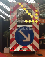 Signal lumineux LED filaire, 36 v, 200, 300mm, banderole, voyant d'avertissement de la route, remorque