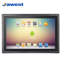 Tableta Industrial Android JAWEST con Pantalla Táctil de 10 Pulgadas, Panel PC con Soporte VESA Integrado para Punto de Venta, Uso Médico e Industrial, Kiosco