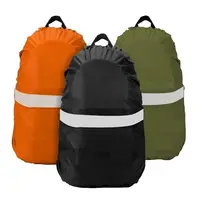 Özel logo yağmur kılıfı sırt çantası yansıtıcı su geçirmez çanta kamp yürüyüş tırmanma toz Raincover çantası