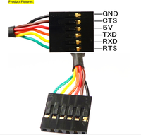 FTDI-cable convertidor de serie TTL-232R-3V3, convertidor USB a TTL, ttl232r5vaj TTL-232R
