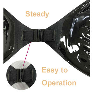 Sujetador Adhesivo de silicona OEM Durable Push up Invisible Sin tirantes Sujetador sin espalda <span class=keywords><strong>Busto</strong></span> arriba Lencería con correa de sujetador Cinturón transparente - Product Image 2